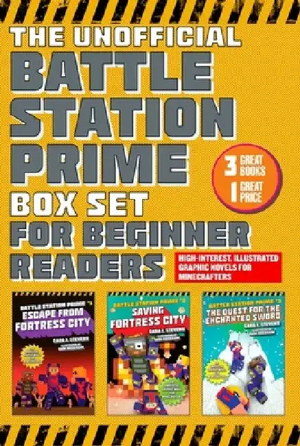 The Unofficial Battle Station Prime Box Set for Reluctant Readers: High-Interest, Illustrated Graphic Novels for Minecrafters by Cara J. Stevens
