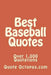 Best Baseball Quotes: Over 1,000 Quotations by Quote Octopus Com