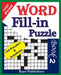 Large Print Word Fill-in Puzzle book 2 by Jaja Media
