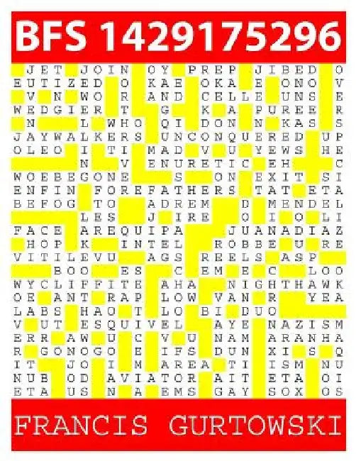Bfs 1429175296: A BFS Puzzle by Frtancis Gurtowski