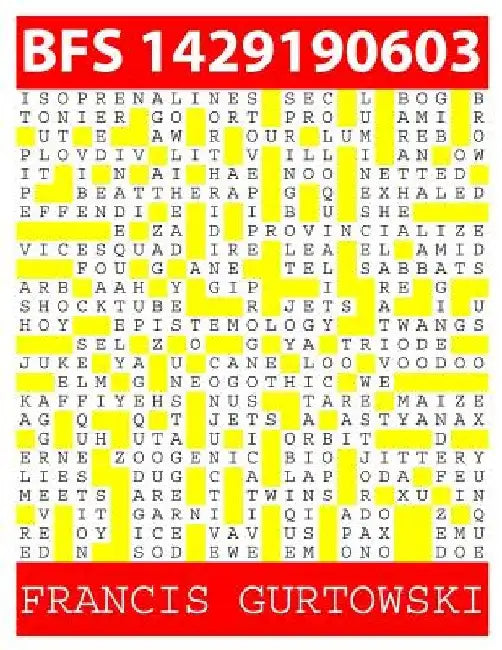 Bfs 1429190603: A BFS Puzzle by Francis Gurtowski