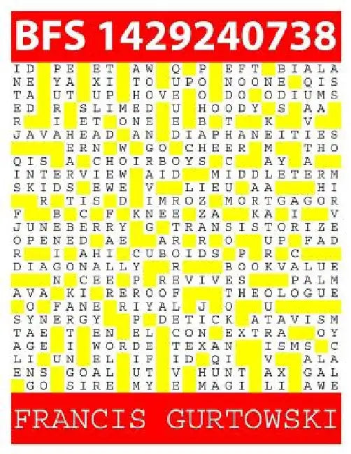 Bfs 1429240738: A BFS Puzzle by Francis Gurtowski