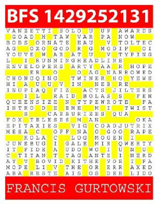 Bfs 1429252131: A BFS Puzzle by Francis Gurtowski