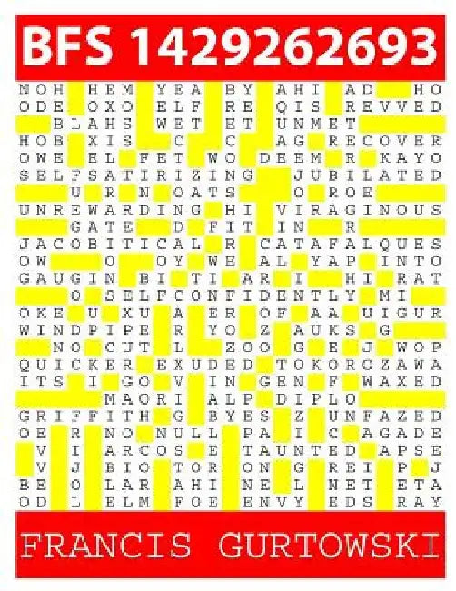 Bfs 1429262693: A BFS Puzzle by Francis Gurtowski