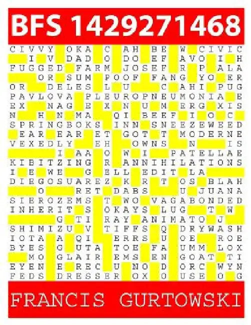 Bfs 1429271468: A BFS Puzzle by Francis Gurtowski
