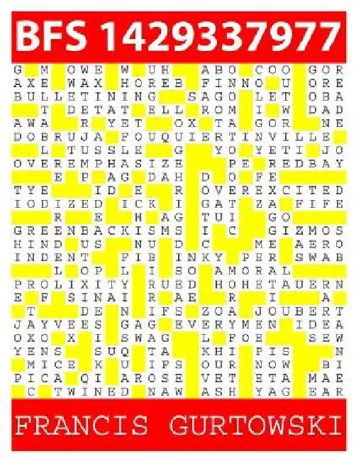 Bfs 1429337977: A BFS Puzzle by Francis Gurtowski