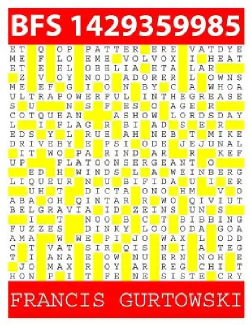 Bfs 1429359985: A BFS Puzzle by Francis Gurtowski