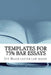Templates For 75% Bar Essays: Issues, rules and their application by a writer whose Feb 2012 bar exam constitutional law essay was selected and publ by Ivy Black Letter Law Books