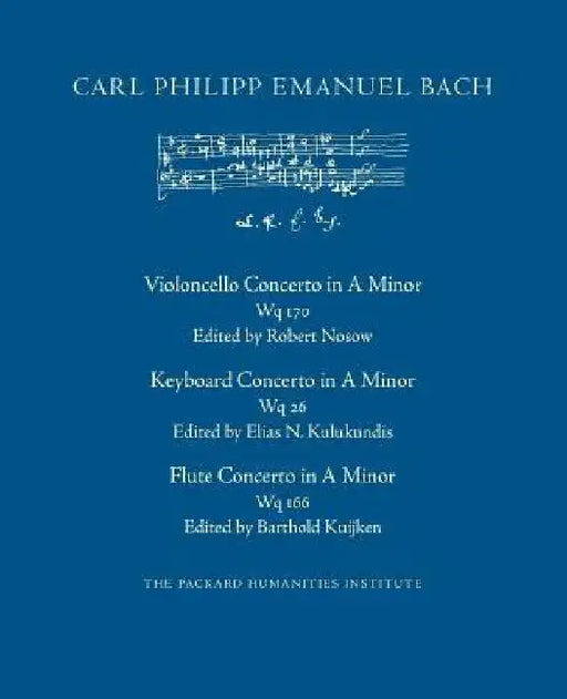 Concerto in A Minor, Wq 170, 26, 166 by Robert Nosow