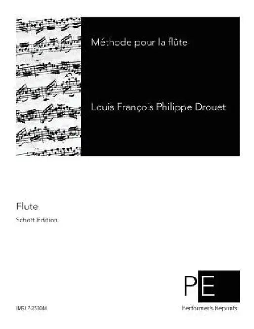 Méthode pour la flûte by Drouet, Louis François Philippe