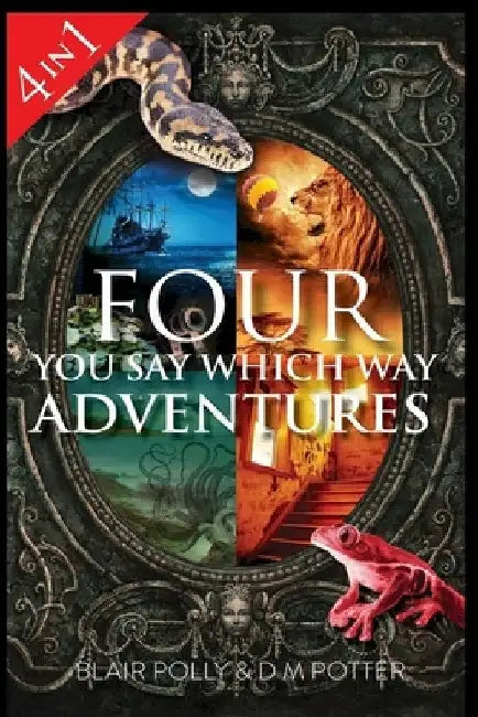 Four You Say Which Way Adventures: Pirate Island, In the Magician's House, Lost in Lion Country, Once Upon an Island by Blair Polly