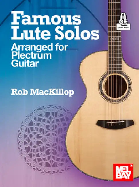 Famous Lute Solos Arranged for Plectrum Guitar by Rob MacKillop
