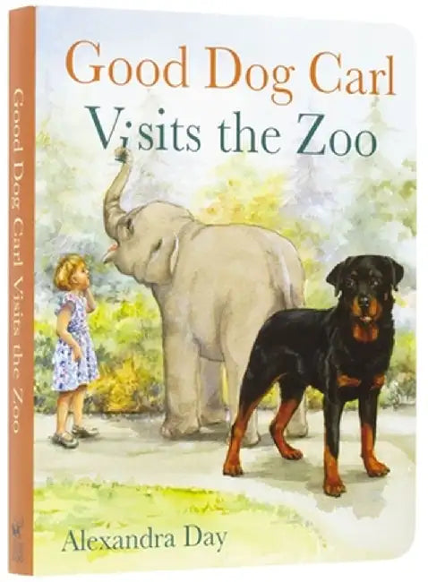 Good Dog Carl and the Baby Elephant - Board Book by Alexandra Day