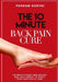 The 10 Minute Back Pain Cure: The revolutionary natural new self-help therapy to safely treat back pain at home by Parham Donyai