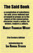 The Said Book: A GR Press Classic by Harley Franklin Wight, Ian Randal Strock