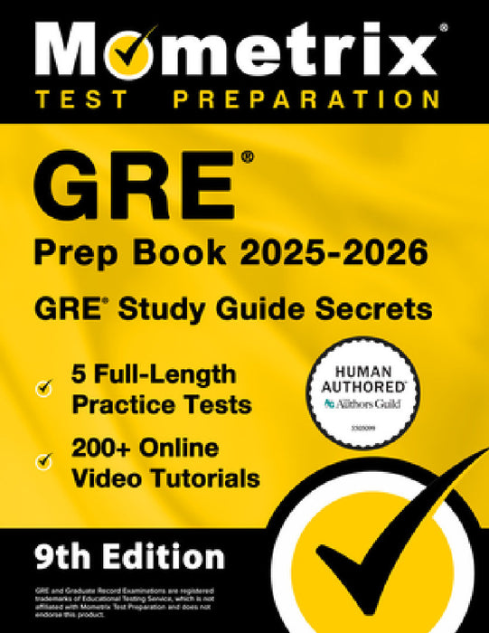 GRE Prep Book 2025-2026 - 5 Full-Length Practice Tests, 200+ Online Video Tutorials, GRE Study Guide Secrets: [9th Edition] by Matthew Bowling