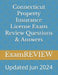 Connecticut Property Insurance License Exam Review Questions & Answers by Mike Yu