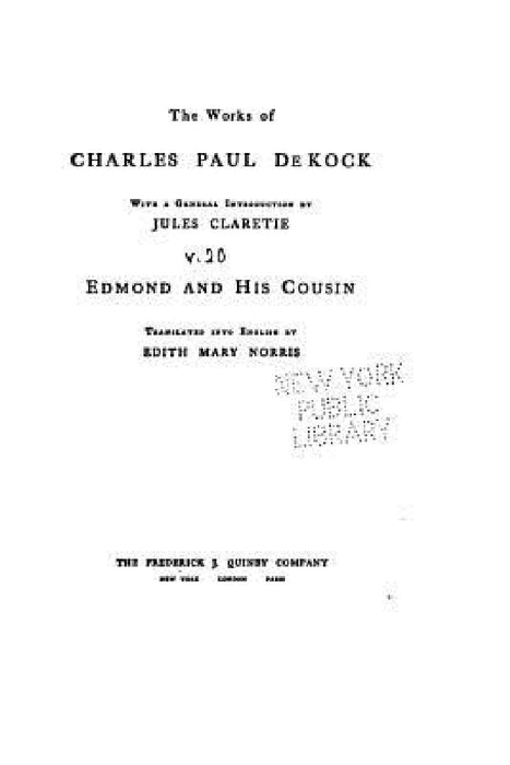 The Works of Charles Paul de Kock by Charles Paul De Kock