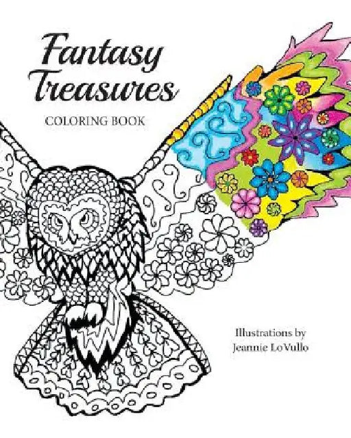 Fantasy Treasures Coloring Book by Jeannie M. Lovullo