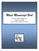Music Manuscript Book (Blue): 96 Pages; 12 Staves; Includes Music Reference Charts by Em Music Publishing