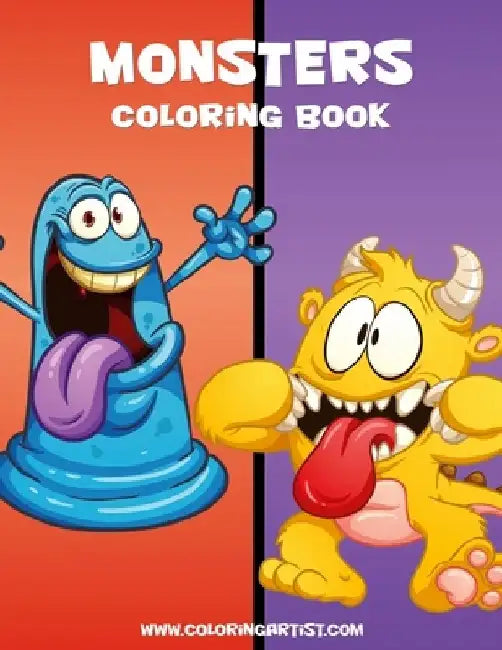 Monsters Coloring Book 1 by Nick Snels