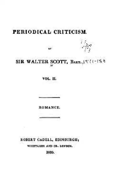 Periodical Criticism - Vol. II by Walter Scott