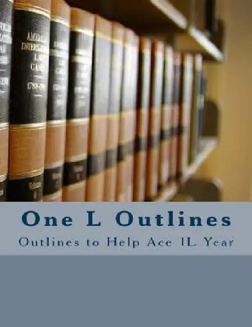 One L Outlines: Outlines to Help Ace 1L Year by John Risvold
