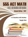 555 ACT math: 1110 questions with solutions by Tayyip Oral