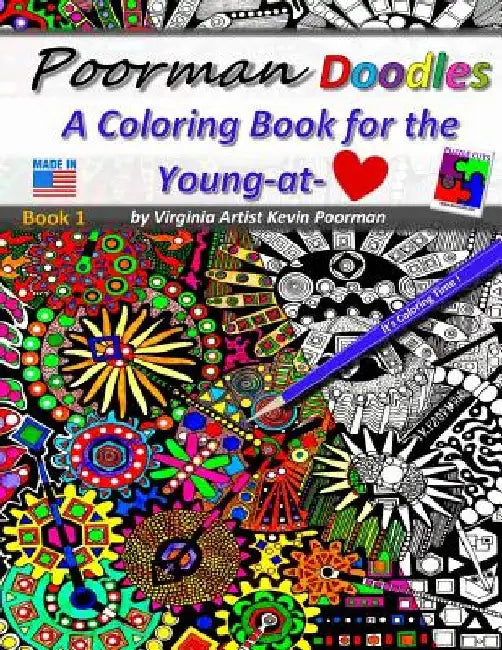 Poorman Doodles: A Coloring Book for Grown Ups by J. Kevin Poorman
