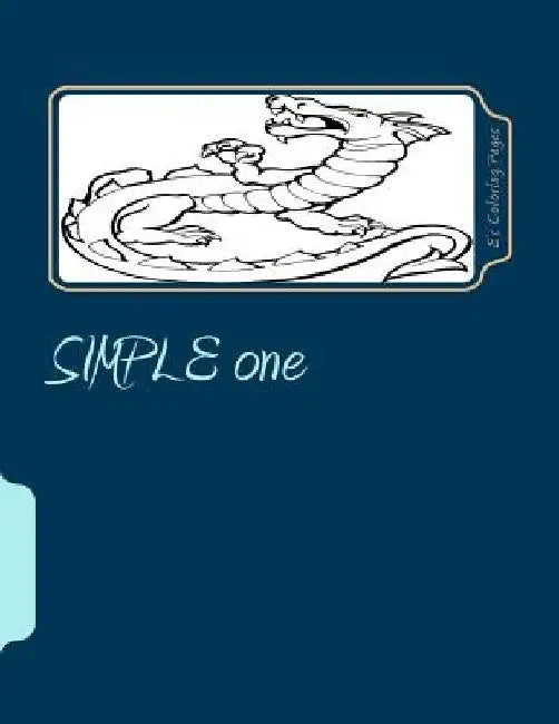 SIMPLE one by E's Coloring Pages