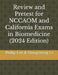Review and Pretest for NCCAOM and California Exams in Biomedicine by Dongcheng Li