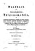 Handbuch der Ebenen und sphärischen Trigonometrie, Mit zahlreichen by Dienger, J.