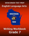 WISCONSIN TEST PREP English Language Arts Writing Workbook Grade 7 by Test Master Press Wisconsin