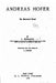 Andreas Hofer, an historical novel by L. Muhlbach