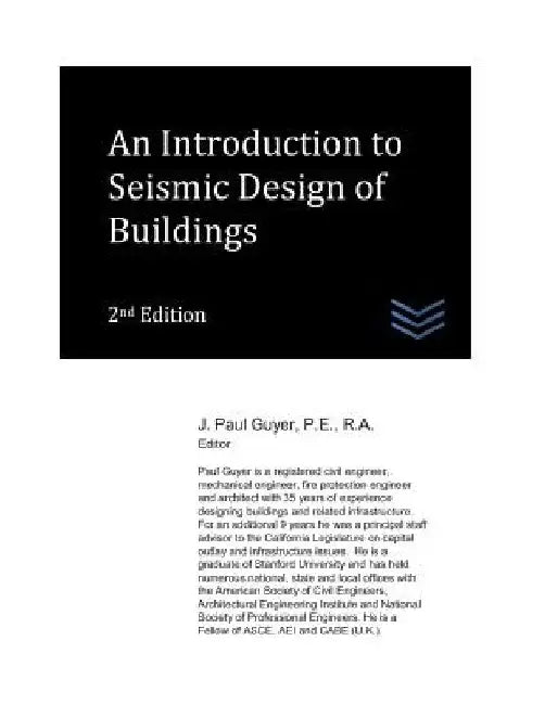 An Introduction to Seismic Design of Buildings by J. Paul Guyer