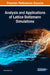 Analysis and Applications of Lattice Boltzmann Simulations by Pedro Valero-Lara