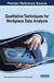 Qualitative Techniques for Workplace Data Analysis Qualitative Techniques for Workplace Data Analysis by Manish Gupta, Musarrat Shaheen, K. Prathap Reddy
