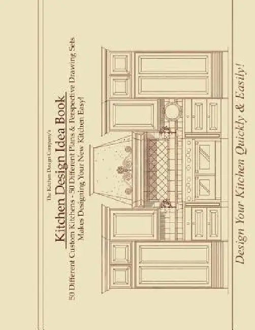 Kitchen Design Idea Book: Portfolio of 50 Custom Kitchen Layouts and Perspective drawings by Joe Brandao