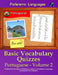 Parleremo Languages Basic Vocabulary Quizzes Portuguese - Volume 2 by Zidowecki, Erik