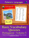 Parleremo Languages Basic Vocabulary Quizzes Portuguese - Volume 5 by Zidowecki, Erik