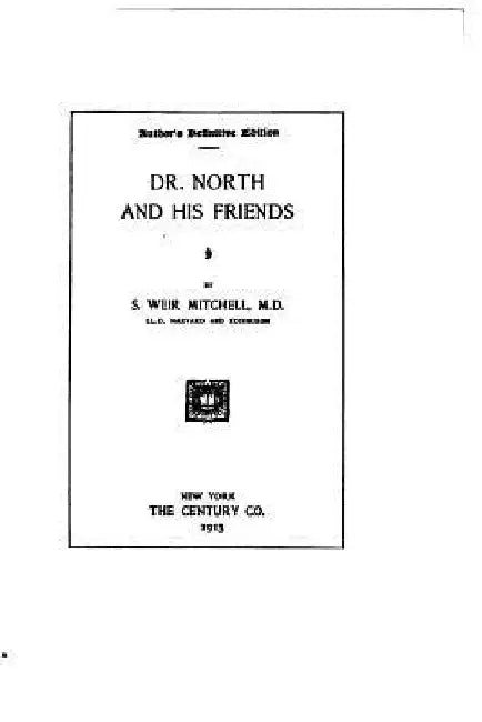 Dr. North and his friends by S. Weir Mitchell