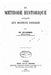 La méthode historique appliquée aux sciences sociales by Seignobos, Ch