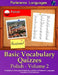 Parleremo Languages Basic Vocabulary Quizzes Polish - Volume 2 by Zidowecki, Erik