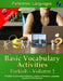Parleremo Languages Basic Vocabulary Activities Turkish - Volume 1 by Zidowecki, Erik