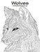 Wolves Coloring Book for Grown-Ups 1 by Nick Snels
