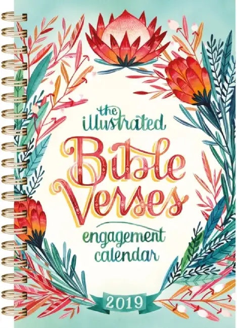 Illustrated Bible Verses Engagement Calendar 2019 by Workman Publishing
