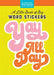 A Little Book of Big Word Stickers by Pipsticks(r)+Workman(r)