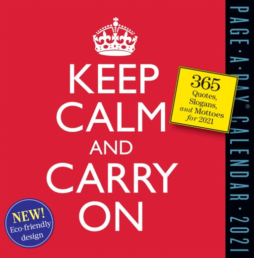 2021 Keep Calm and Carry on Page-A-Day Calendar by Workman Publishing