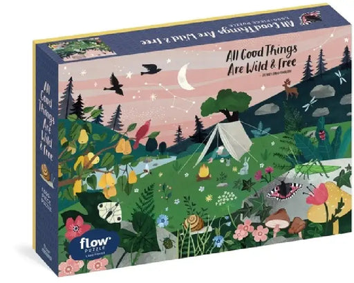 All Good Things Are Wild and Free 1,000-Piece Puzzle (Flow) by Irene Smit