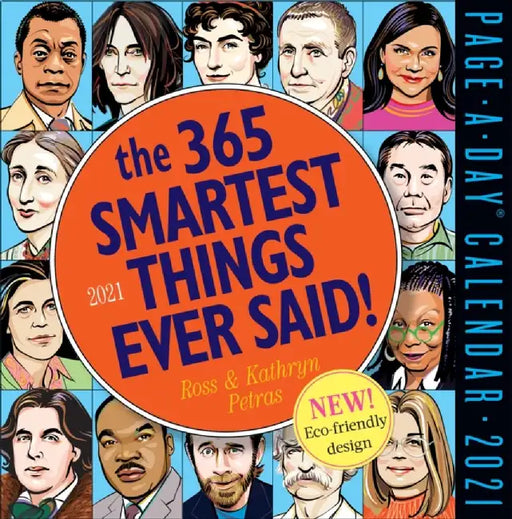 2021 365 Smartest Things Ever Said! Page-A-Day Calendar by Petras, Petras